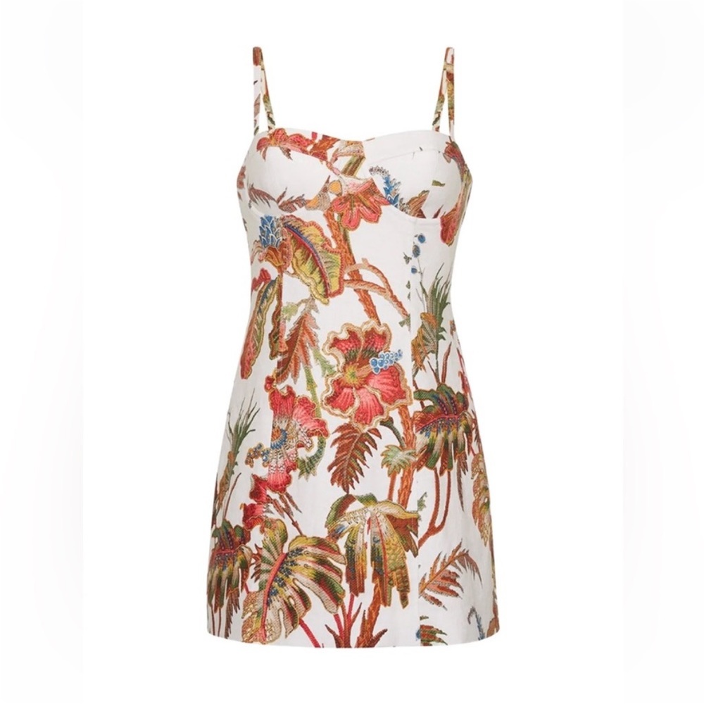 Cara Cara Claudine floral mini dress fauna NWT
